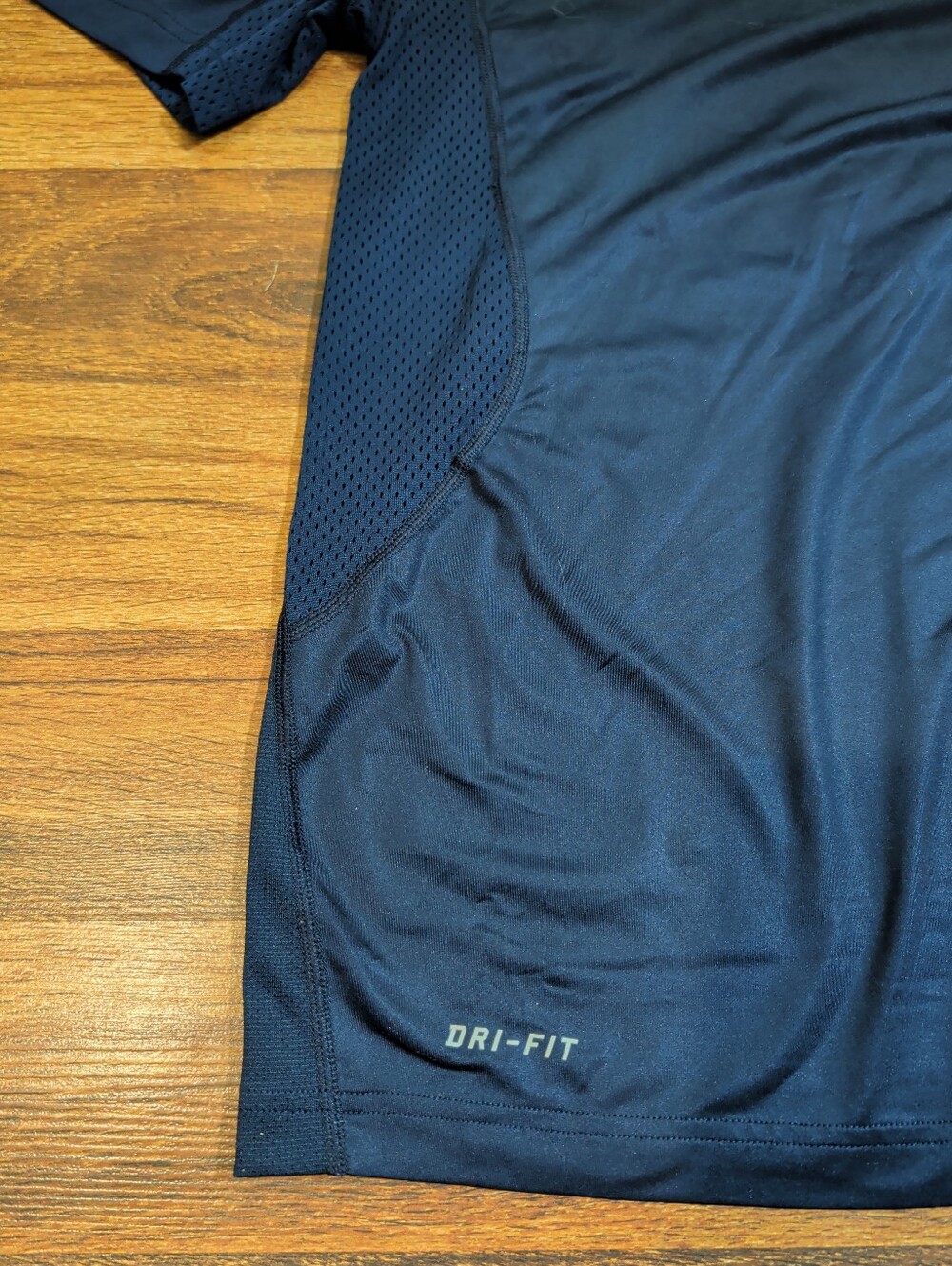 NFL Navy and Lime Seattle Seahawks Nike Dri-FIT Shirt - Picture 3 of 4